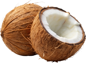 Exemplo visual de aroma de coco para ambientadores personalizados KaoriX