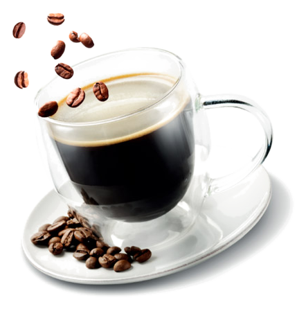 Exemplo visual de aroma de café para ambientadores personalizados KaoriX